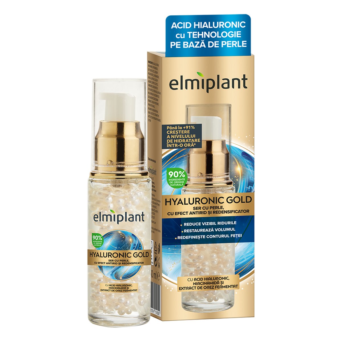 Elmiplant Hyaluronic Gold Serum
