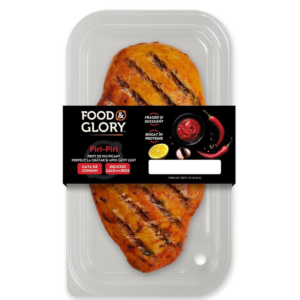 FOOD & GLORY Piept de pui Piri Piri