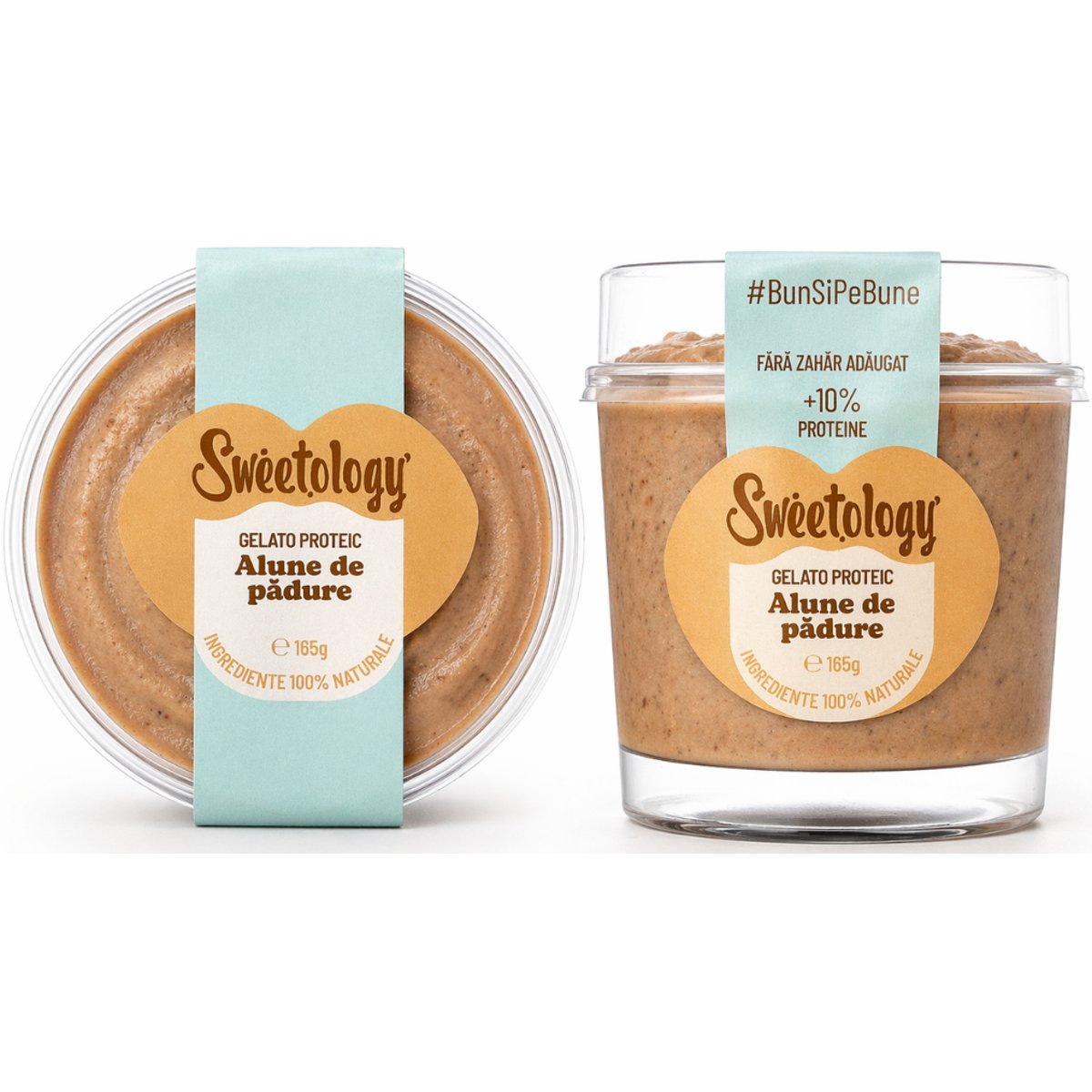 Sweetology Inghetata proteica de alune de padure fara zahar