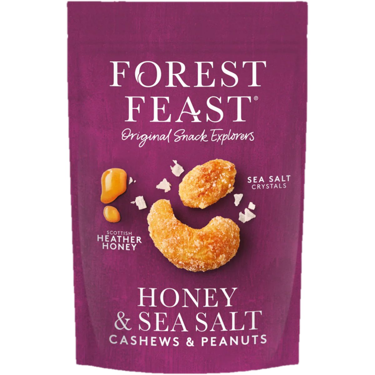 Forest Feast Mix de alune si caju cu miere si sare de mare, fara gluten