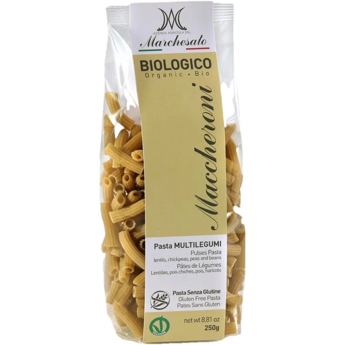 Marchesato ECO Paste maccheroni cu legume