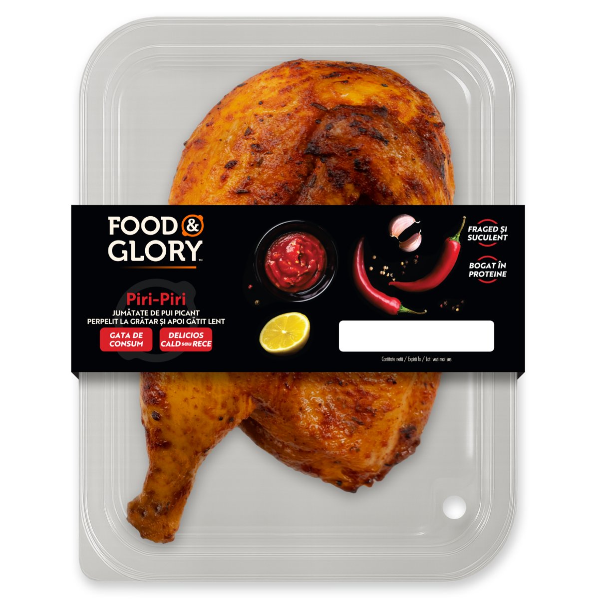 FOOD & GLORY Jumatate de pui Piri Piri