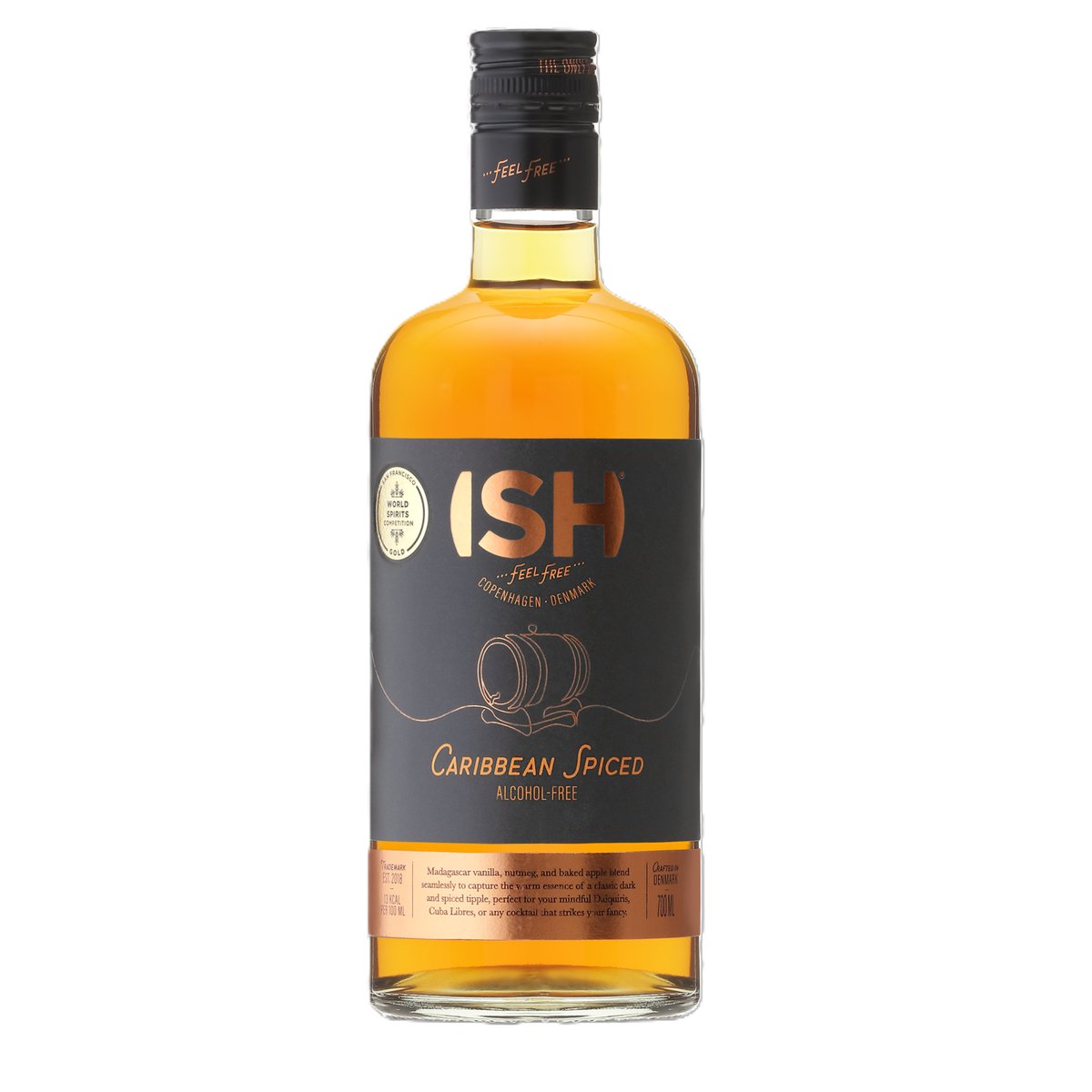 ISH Caribbean Spiced Rom fara alcool