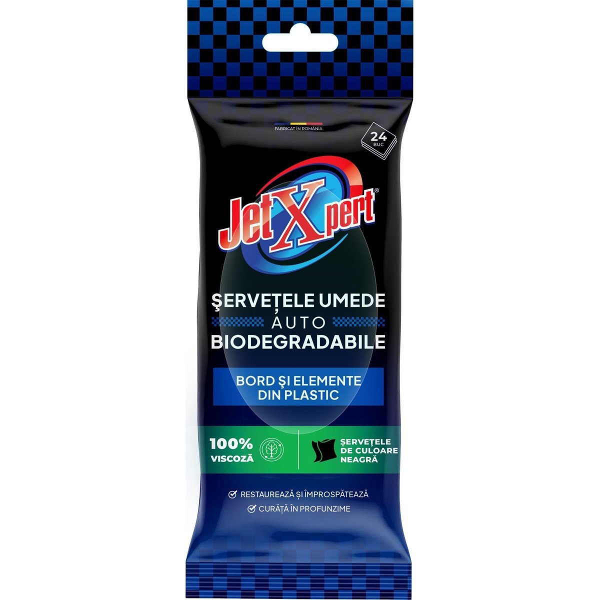Jetxpert Servetele umede auto bord si elemente din plastic