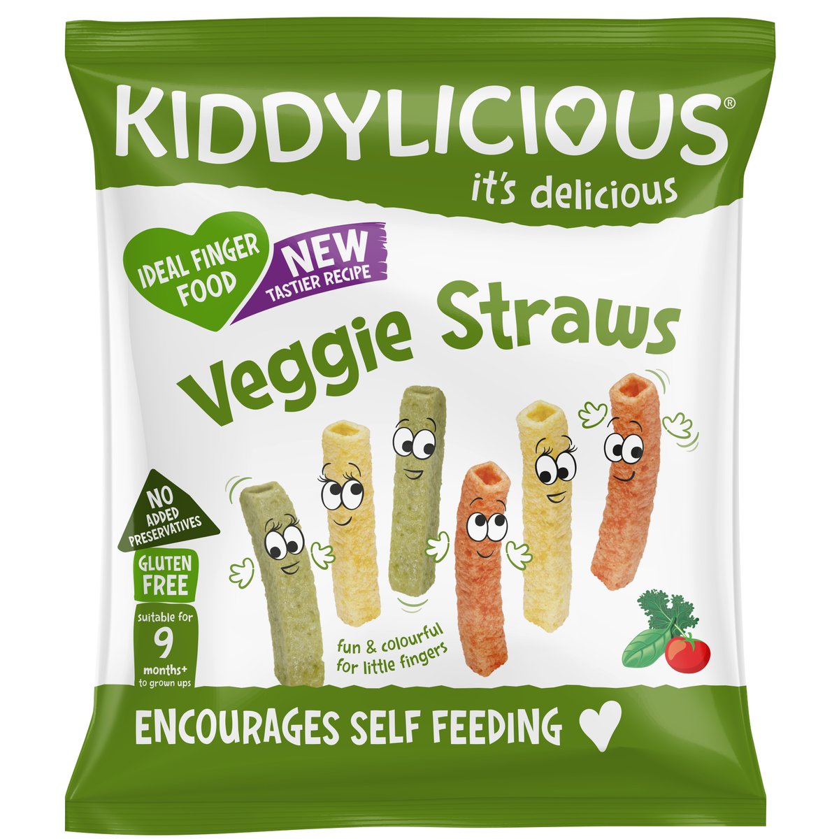 Kiddylicious Sticksuri din legume, 9 luni+