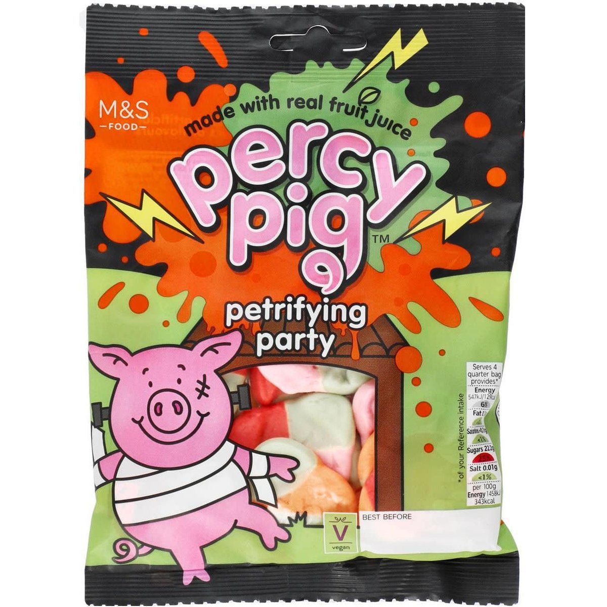 Marks & Spencer Percy Pig petrecere infricosatoare de Halloween