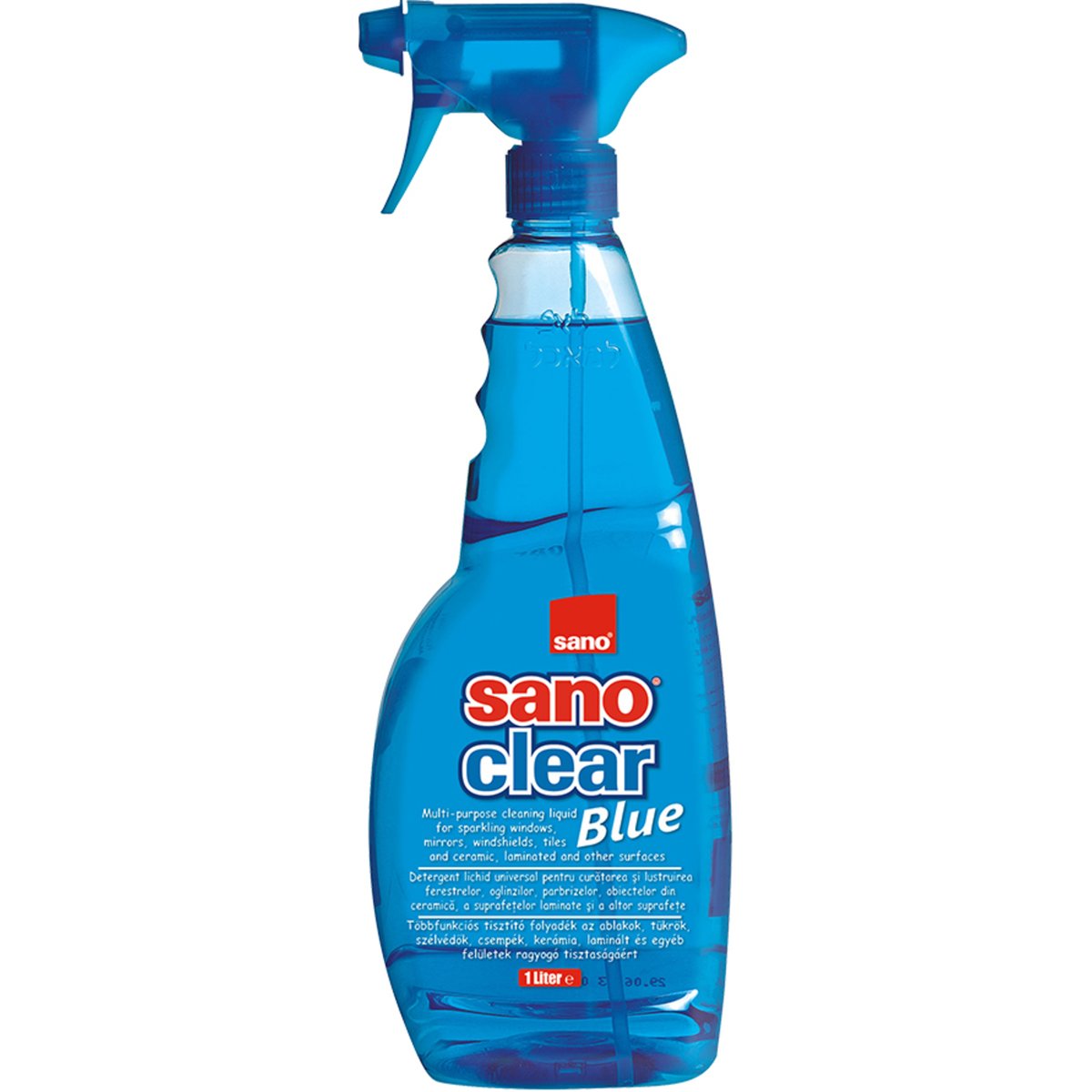Solutie curatare geamuri, 1L, "Clear Blue" - Sano